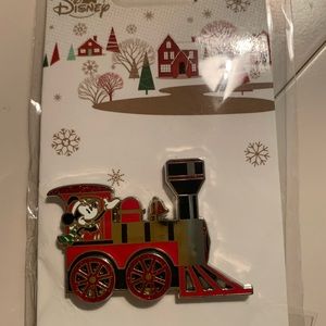 Disney holiday train collector pin